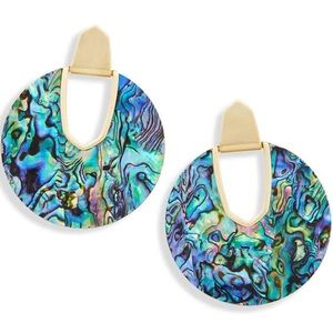 Kendra Scott Diane Earrings Abalone Shell